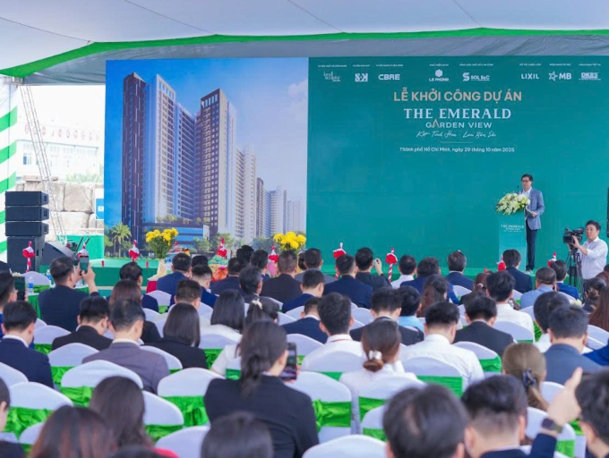Toàn cảnh lễ khởi công dự án. Ảnh: Lê Phong Group