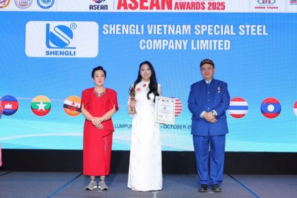 Thép Shengli: Top 10 Sản phẩm Xanh ASEAN 2025