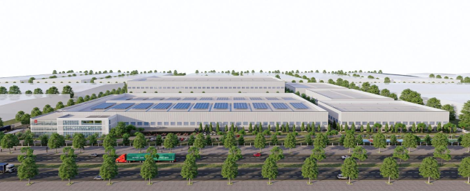 Dự kiến giai đoạn 1 của nhà máy sẽ đi vào vận hành vào quý II/2026. Ảnh: BM Windows