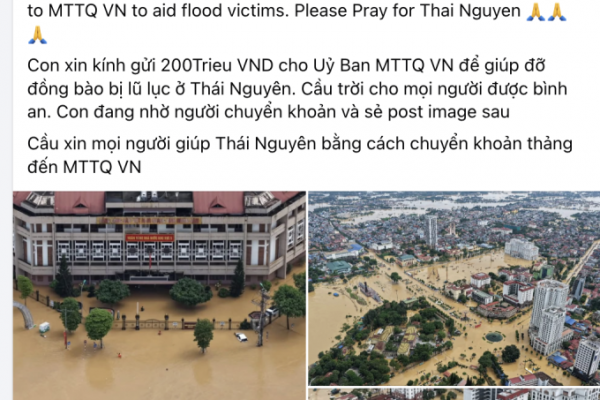 Quang Dương, Trương Vinh Hiển: Hỗ trợ đồng bào vùng lũ