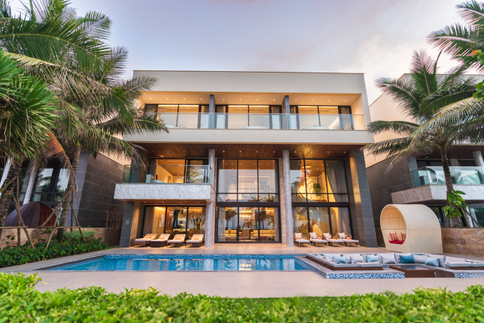 The Five Villas & Resort Quangnam Danang có nhiều biệt thự hướng ra biển Non Nước. Ảnh: The Five