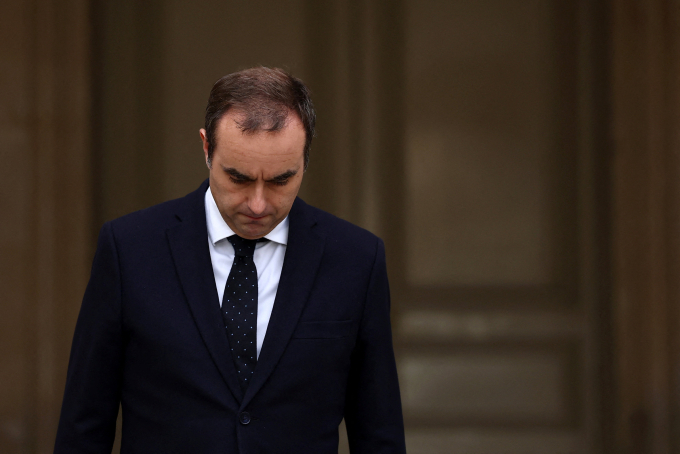 Thủ tướng Pháp Sebastien Lecornu tại Paris ngày 6/10. Ảnh: AP