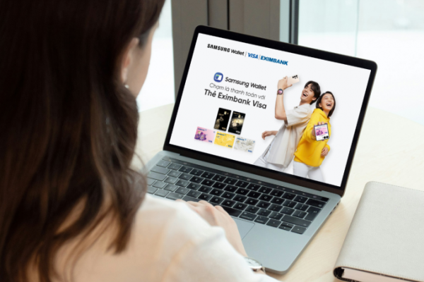 Eximbank Visa: Thanh toán Samsung Pay tiện lợi