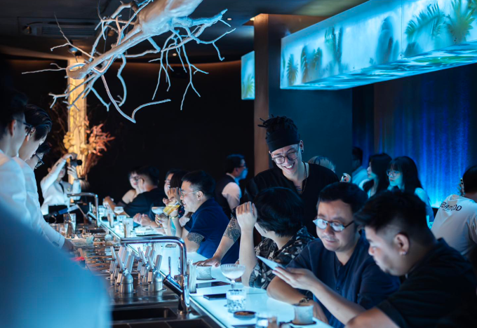 Một góc không gian USEbar.hanoi. Ảnh: USEbar.hanoi