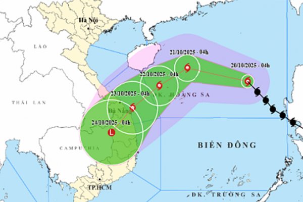 Bão Fengshen sẽ gây lũ vượt báo động ở miền Trung