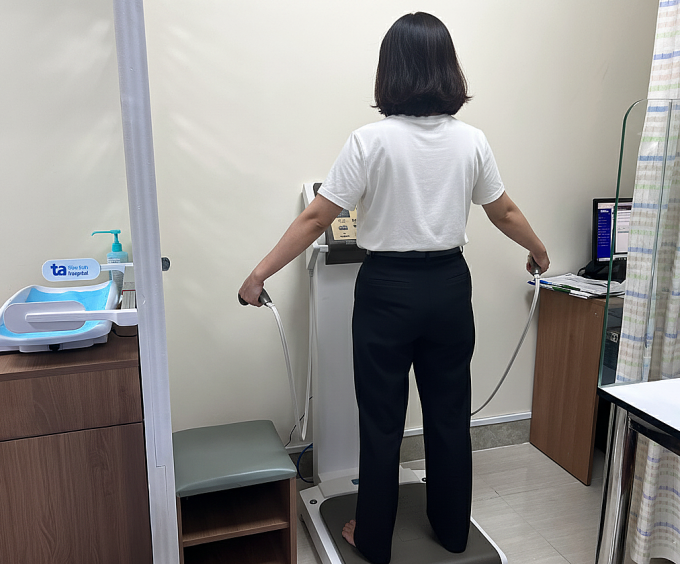 Chị Hiền hết béo phì sau ba tháng điều trị theo liệu trình. Ảnh: Bệnh viện Đa khoa Tâm Anh
