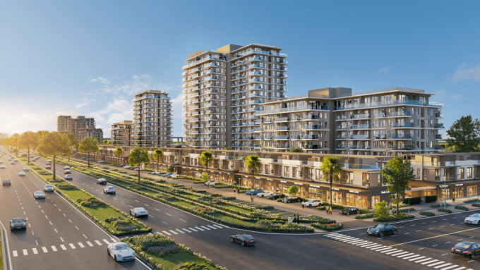 Dự án Solaria Rise quy mô gần 700 căn hộ. Ảnh: Nam Long