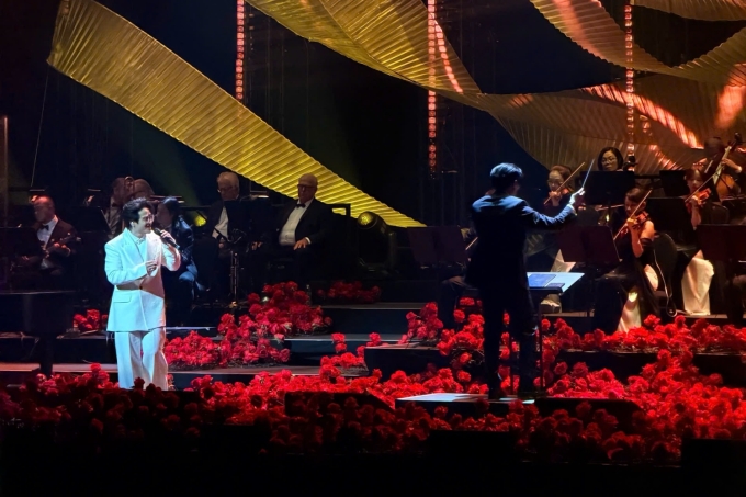 Không gian liveshow Sketch a rose của Hà Anh Tuấn. Ảnh: Hoàng Dung