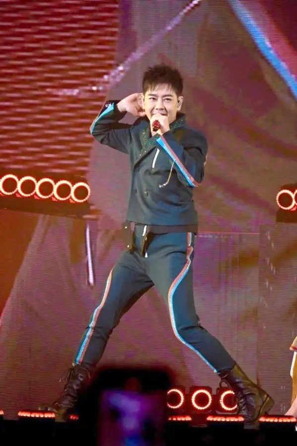 Chí Dĩnh ở đêm nhạc. Ảnh: Sohu