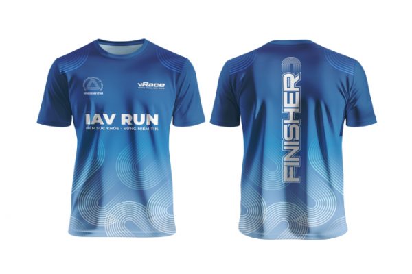 IAV Run 2025: Áo Finisher & Huy Chương Độc Đáo