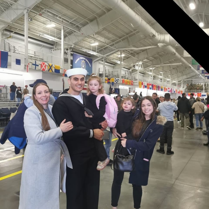 Younis, who joined the Navy in 2023, is stationed in California and lives with his wife and three kids.