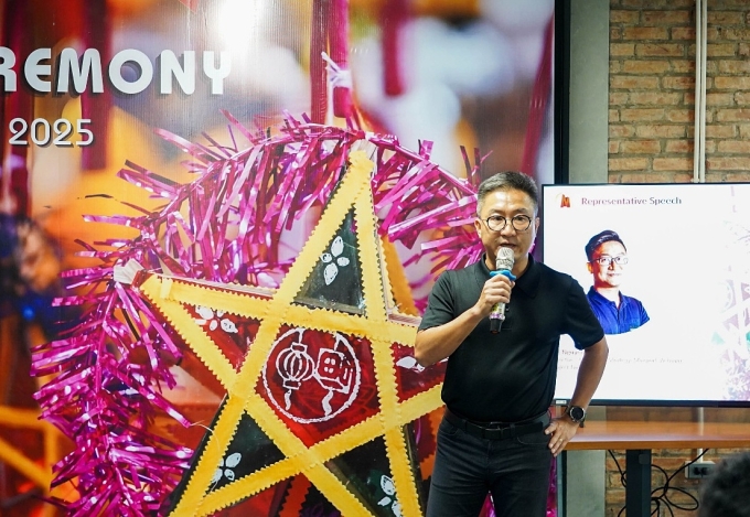 Ông Nguyễn Lê Huy, Giám đốc chiến lược Maxport Vietnam, nói về hành trình chuyển đổi số cùng TDI APJ. Ảnh: Maxport