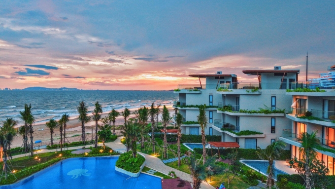 Dự án sắp đi vào vận hành. Ảnh: Charm Resort Long Hải