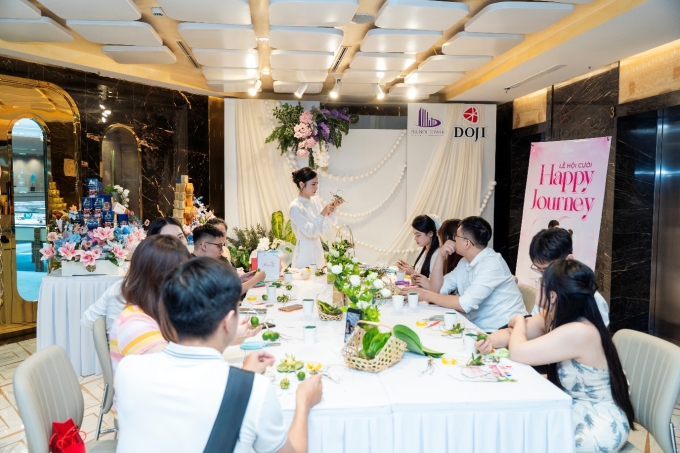 Lễ Hội Cưới do DOJI chuẩn bị cho các cặp đôi. Ảnh: DOJI