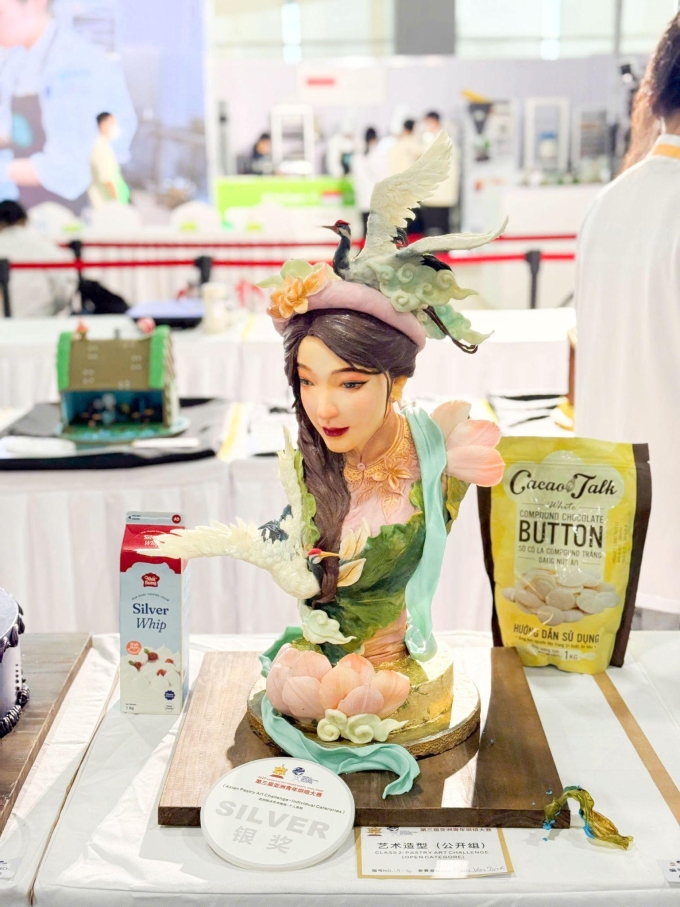 Chiếc bánh Pure Beauty. Ảnh: Nhất Hương