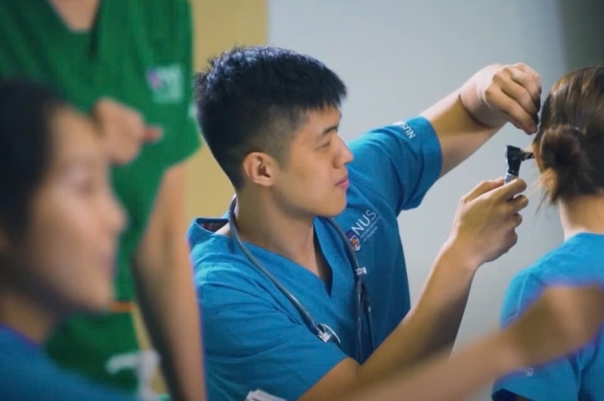 Sinh viên trường Đại học Quốc gia Singapore. Ảnh: NUS