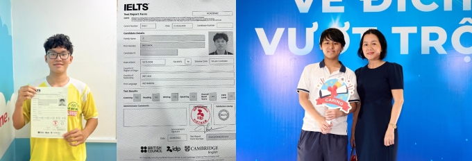 Nam sinh Lê Bảo Khoa (trái) và Dương Quang Lập (phải) cũng được tuyên dương đợt này. Ảnh: Yola
