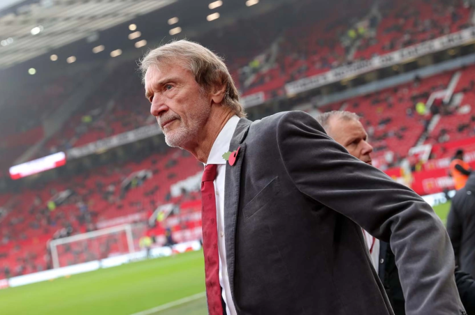 Jim Ratcliffe là người quyết định tương lai của HLV Ruben Amorim. Ảnh: LC