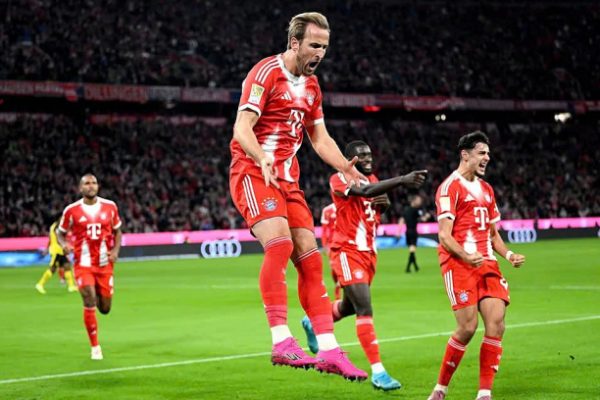 Bayern Munich thắng Dortmund: Kane lập công