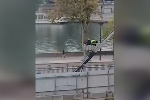 Xe thang Đức “Bocker” nổi tiếng sau vụ cướp bảo tàng Louvre