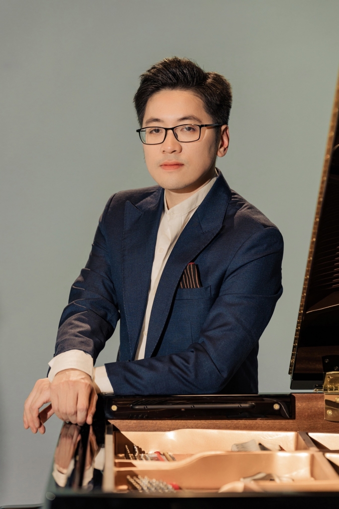 Chân dung nghệ sĩ Lưu Hồng Quang. Ảnh: Fanpage Pianist Luu Hong Quang