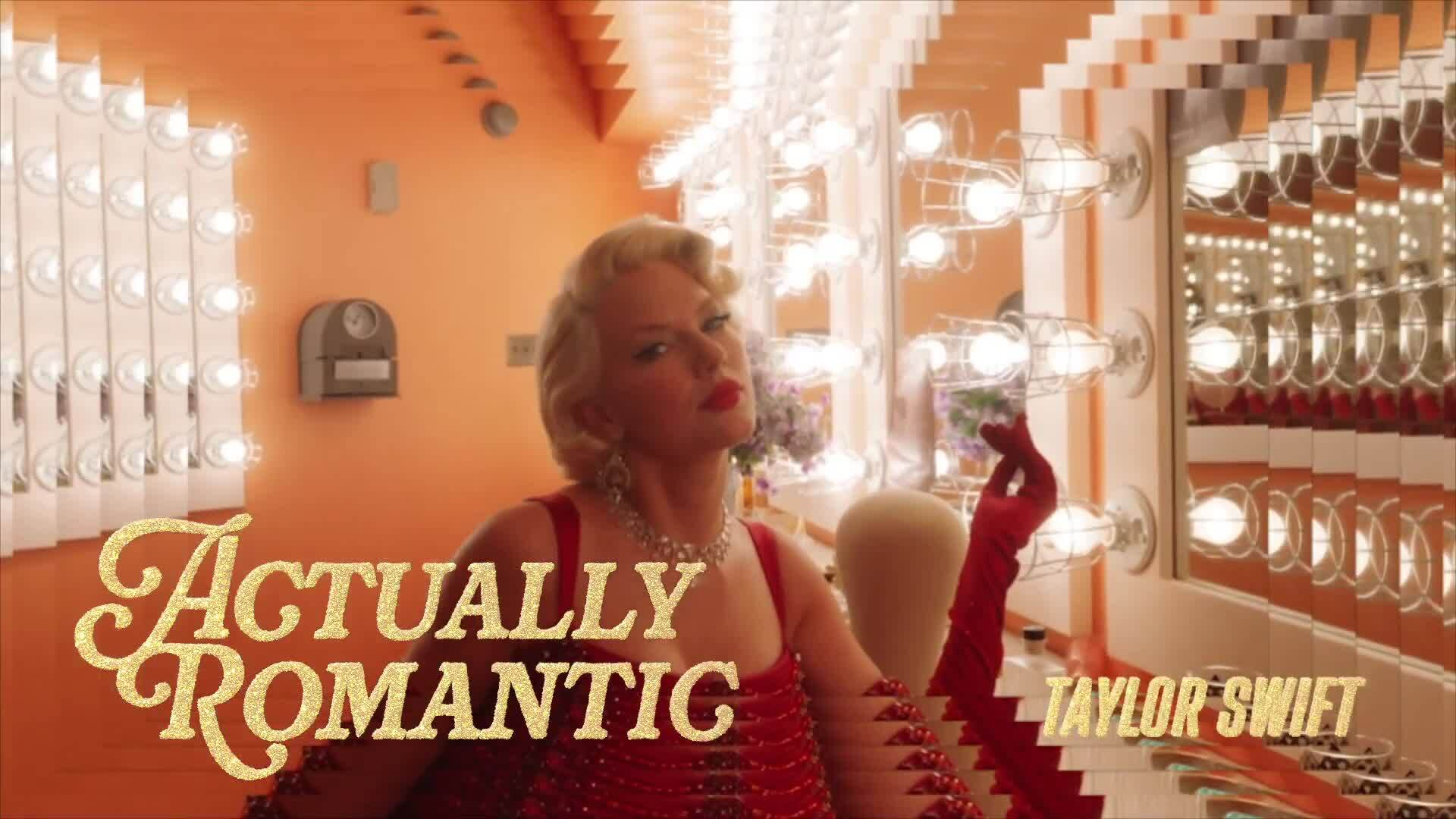 MV lời bài hát "Actually Romantic" của Taylor Swift