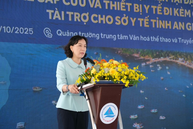 Bà Nguyễn Thị Minh Thúy, Tỉnh ủy viên, Phó Chủ tịch UBND tỉnh An Giang. Ảnh: Vingroup