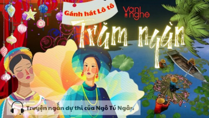 Bìa minh họa cho video đọc truyện Trăm Ngàn. Ảnh: Báo Văn Nghệ