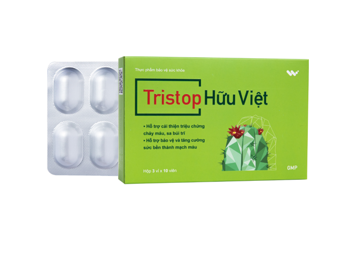 Sản phẩm Tristop Hữu Việt. Ảnh Dược phẩm Hưng Việt
