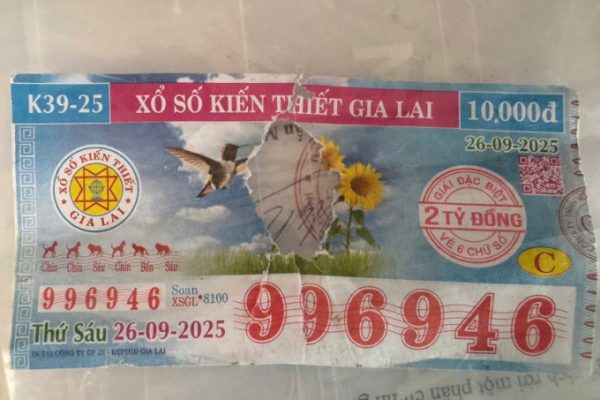 Vé số trúng độc đắc bị rách: Có được trả thưởng không?