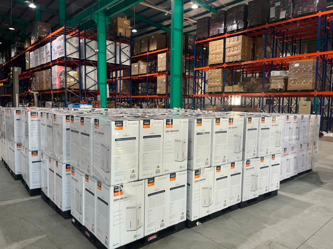 Máy hút ẩm thông minh Lumias, một trong những sản phẩm có sức tăng trưởng mạnh nhất sách do Hợp Long phân phối. Ảnh: Hợp Long