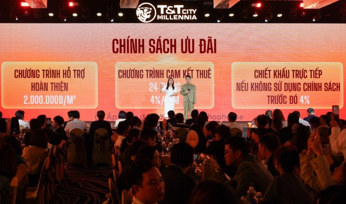 Chính sách bán hàng của T&T City Millennia được công bố tại sự kiện ngày 19/10. Ảnh: T&T Group