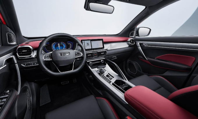 Nội thất Geely Coolray. Ảnh: Tasco Auto