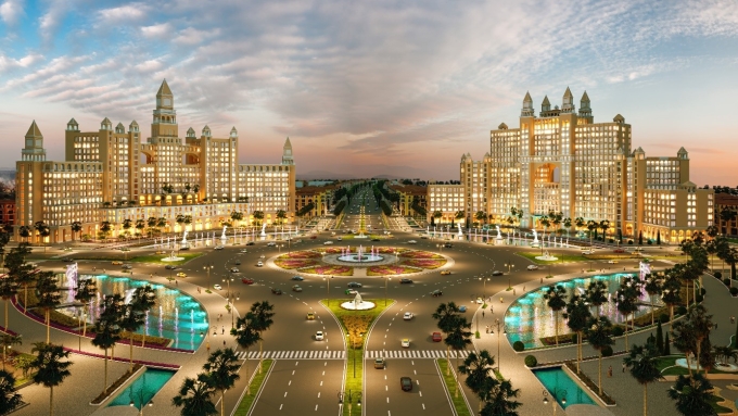 Mega Global Hub - khu outlet 85 ha tại dự án. Ảnh: CĐT