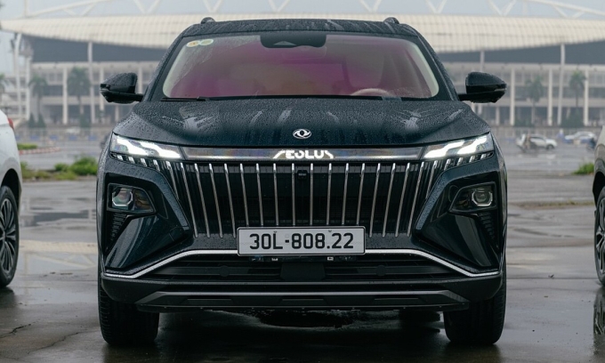 Dongfeng Huge HEV có thiết kế ngoại thất cá tính. Ảnh: Minh Quân