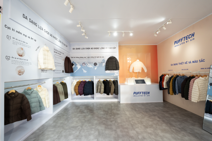 Các dòng sản phẩm ứng dụng công nghệ Pufftech. Ảnh: Uniqlo