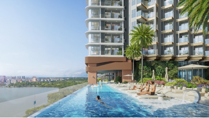 Mô hình resort nature living được MIK Group phát triển tại dự án Quảng Ninh. Ảnh: MIK Group