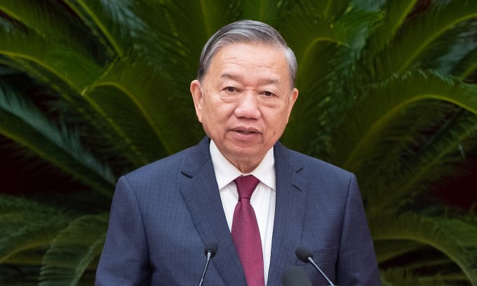 Tổng Bí thư phát biểu bế mạc. Ảnh: Phạm Thắng