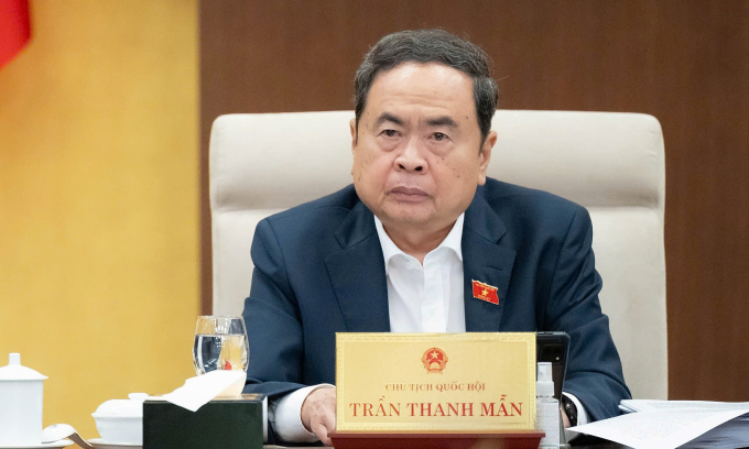 Chủ tịch Quốc hội Trần Thanh Mẫn. Ảnh: Hoàng Phong