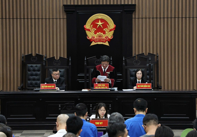 Phiên tòa được điều hành bởi thẩm phán chủ tọa Lưu Ngọc Cảnh, kéo dài 14 ngày. Ảnh: Danh Lam