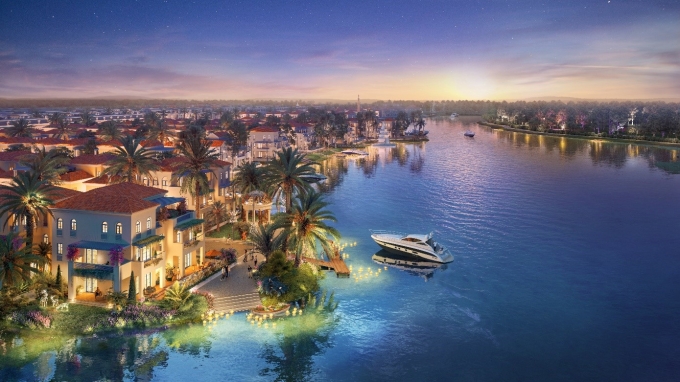 Những dãy nhà ven sông tại Gold Coast Vung Tau. Ảnh: CĐT