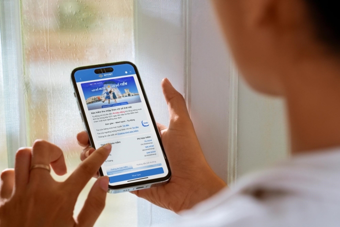 MB giới thiệu Bảo hiểm theo chỉ số lượng mưa, dễ dàng đăng ký trên App MBBank. Ảnh: MB