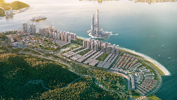 Sun Centro Town hưởng tiện ích vui chơi, giải trí từ đại đô thị Sun Elite City quy mô 324 ha. Ảnh: Sun Property