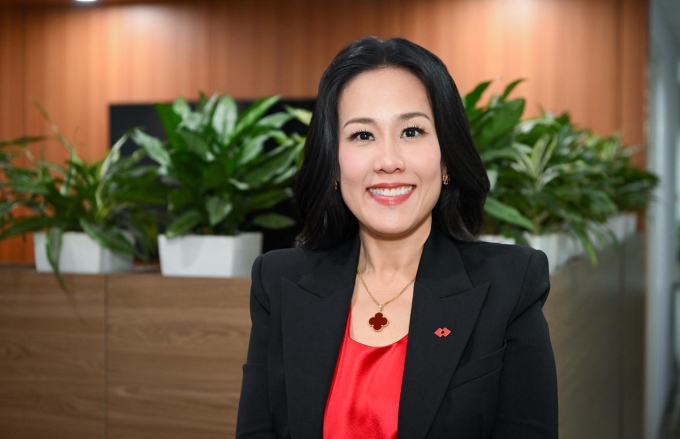 Bà Thái Minh Diễm Tú, Giám đốc Khối Tiếp thị Techcombank. Ảnh: Techcomnbank