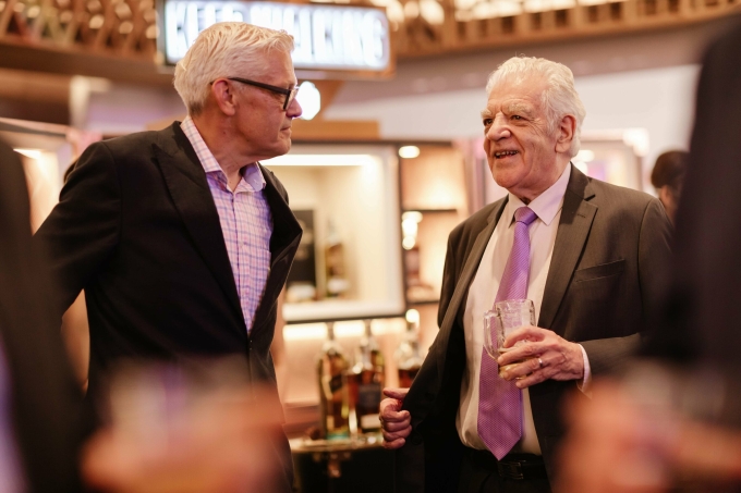 Ông Kenneth Atkinson trong một buổi tiệc ở phường Bến Thành, TP HCM. Ảnh: Nhân vật cung cấp