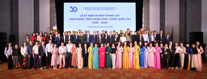 Văn phòng Công nhận chất lượng quốc gia (BoA) kỷ niệm 30 năm thành lập, sáng 1/11. Ảnh: TTTT