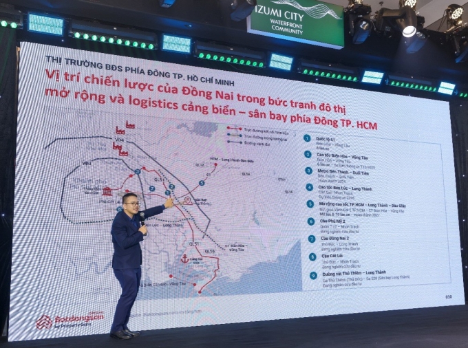 Ông Nguyễn Quốc Anh, Phó tổng giám đốc Batdongsan nhận định thị trường Đồng Nai có nhiều triển vọng tích cực. Ảnh: Nam Long Land