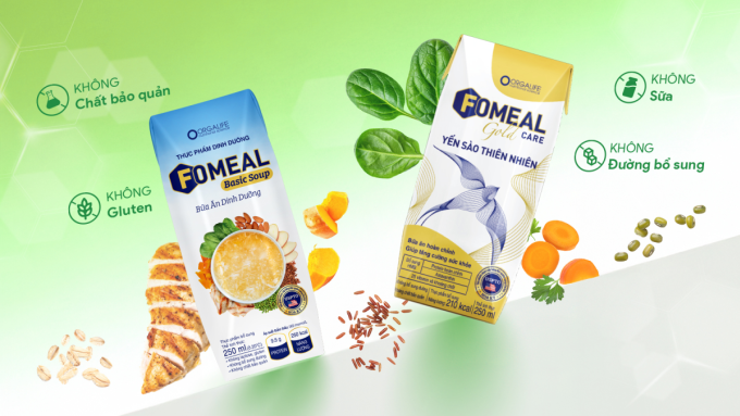 Dòng sản phẩm Fomeal bổ sung dinh dưỡng, hỗ trợ phục hồi thể trạng. Ảnh: Orgalife