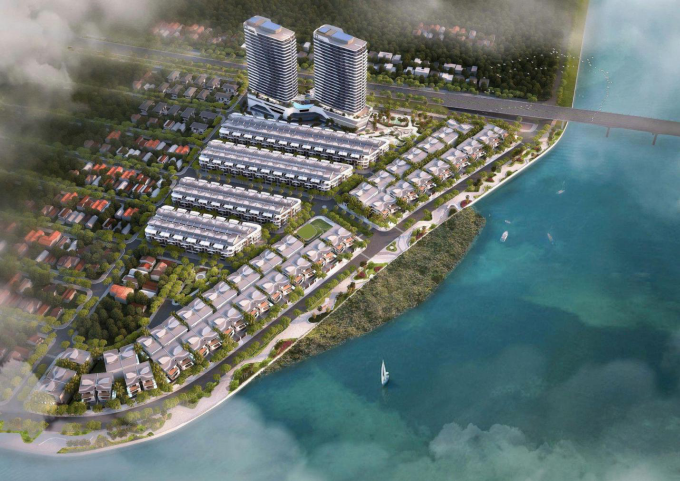 Phối cảnh tòa căn hộ với cảm hứng du thuyền. Ảnh: The Meridian