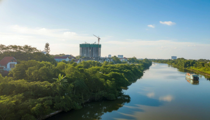 The Fibonan có thiết kế cân bằng giữa thiên nhiên tại khu Đông Hà Nội. Ảnh: An Phú Invest